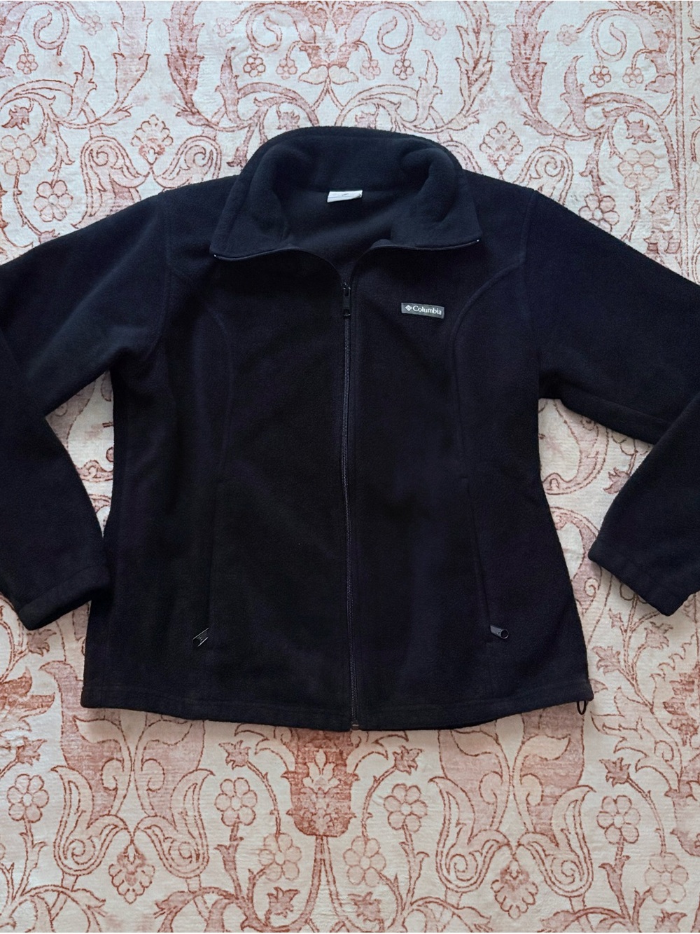 Columbia Black Full-Zip Teddy Fleece Jacket